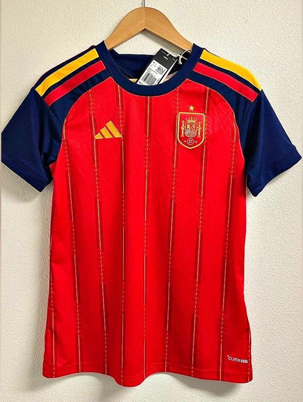 adidas Spain 26 Home Jersey Red & Navy women’s Jersey